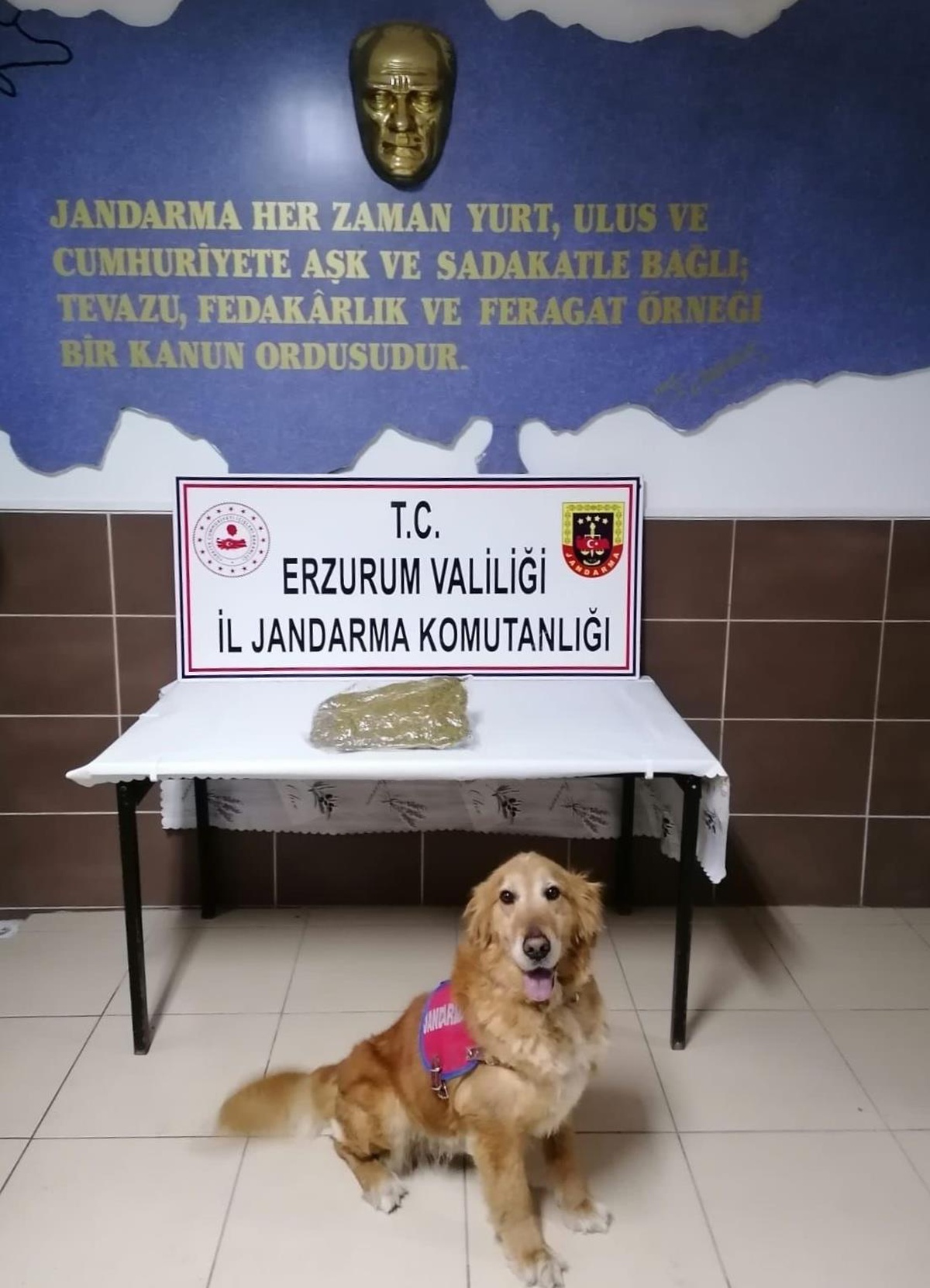 Erzurum\'da aracında uyuşturucu ele geçirilen zanlı tutuklandı