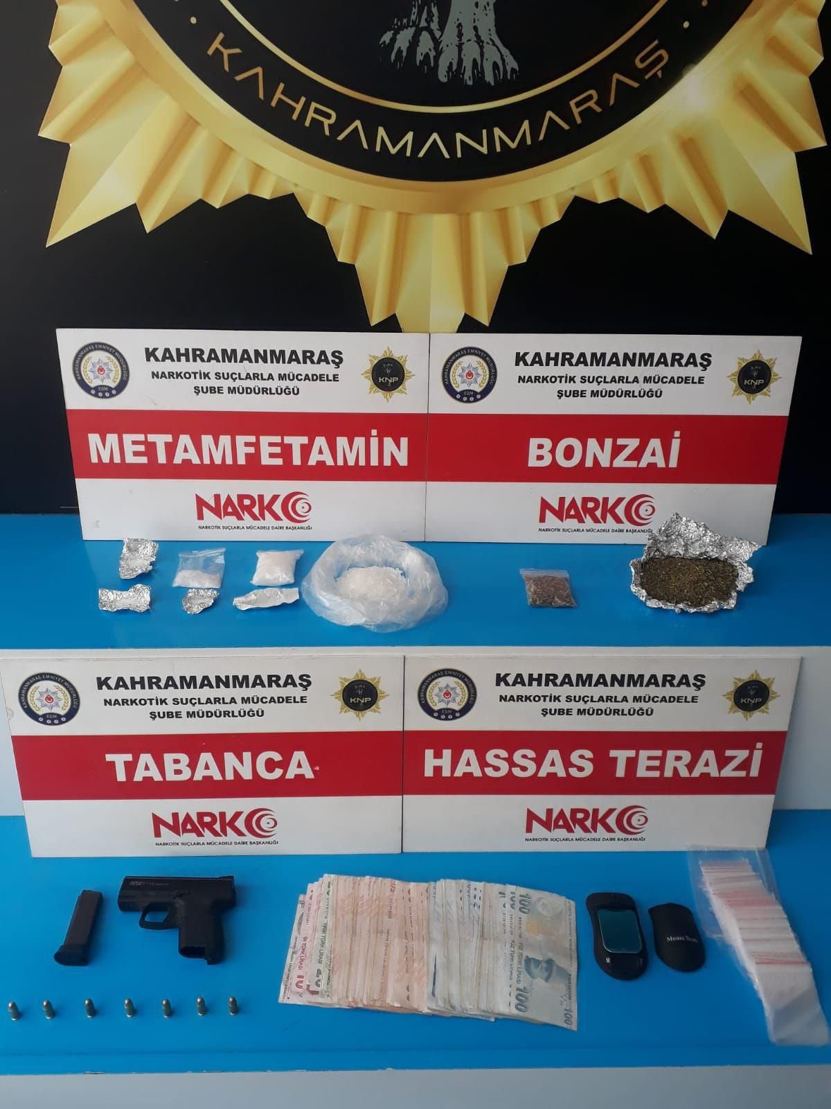 Son dakika... Kahramanmaraş\'ta uyuşturucu operasyonlarında yakalanan 4 zanlı tutuklandı