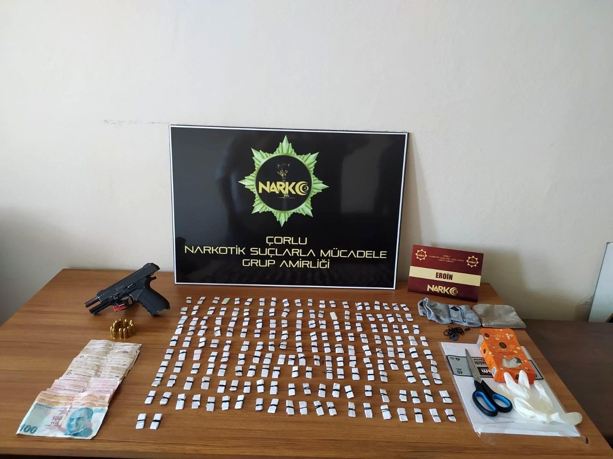 Tekirdağ\'da uyuşturucu operasyonu: 2 gözaltı
