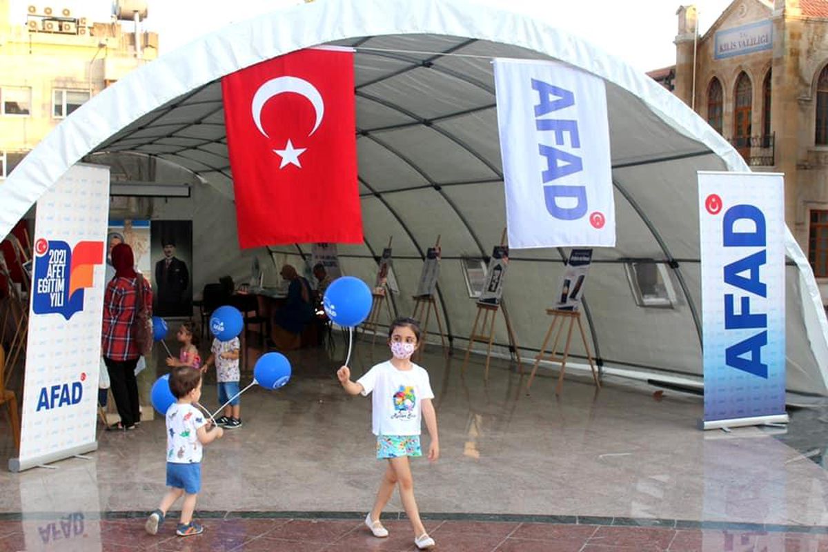 Afet Eğitim Çadırı açıldı