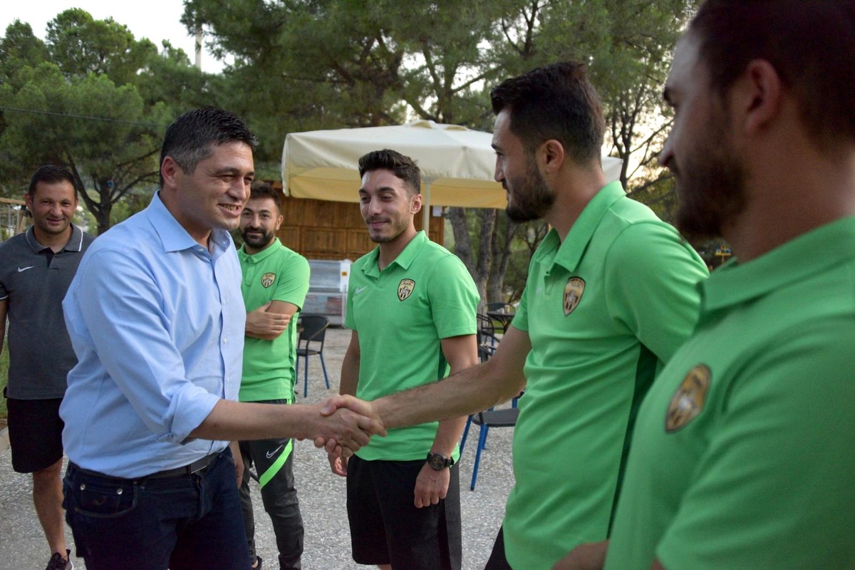 Aliağaspor FK, Güzelhisar Tesislerinde bir araya geldi