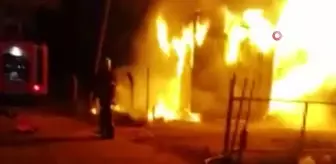 Son dakika haberleri: Yangına müdahale eden itfaiye eri alevler içinde kaldı