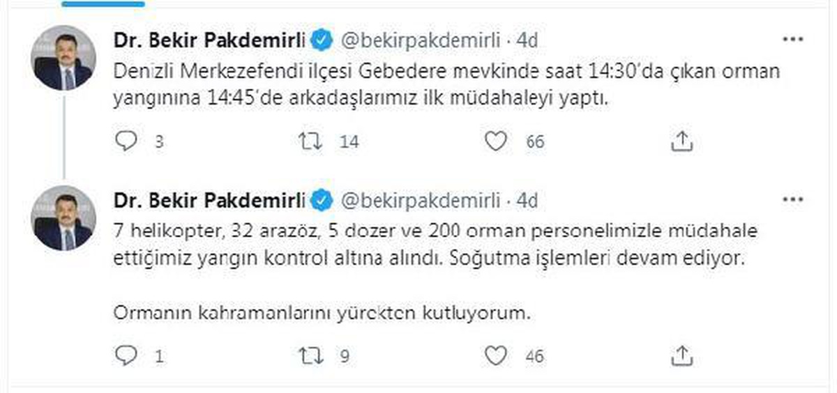 Son dakika haber... Denizli\'de yerleşim yerleri yakınında orman yangını (2)