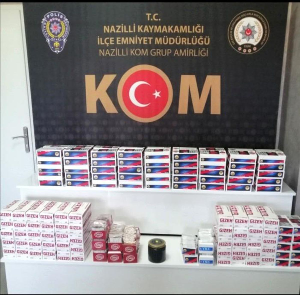 Nazilli\'de kaçak sigara operasyonu