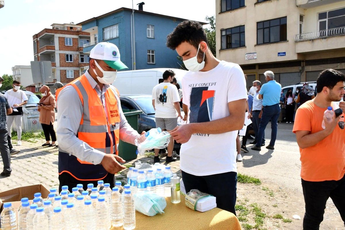 Terme Belediyesi, YKS adaylarını yalnız bırakmadı