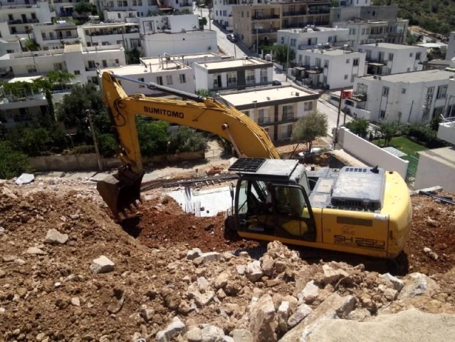 Bodrum'da yasağa uymayan inşaatlar mühürleniyor