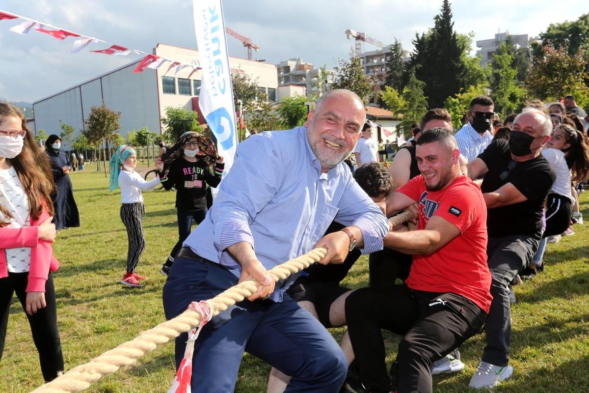 Canik\'te spor şenliği başladı