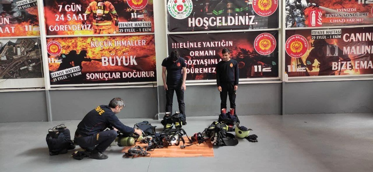 Son dakika haberleri: İtfaiye personeline hayati bilgiler veriliyor