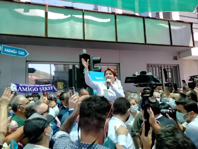 İYİ Parti Genel Başkanı Akşener'den Milas mesaisi