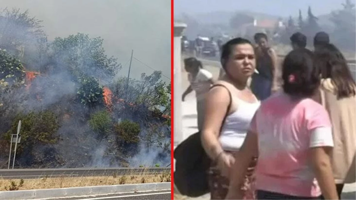 Muğla\'da yangın çıktı! Kara yolu ulaşıma kapatıldı, vatandaşlar evlerinden tahliye ediliyor