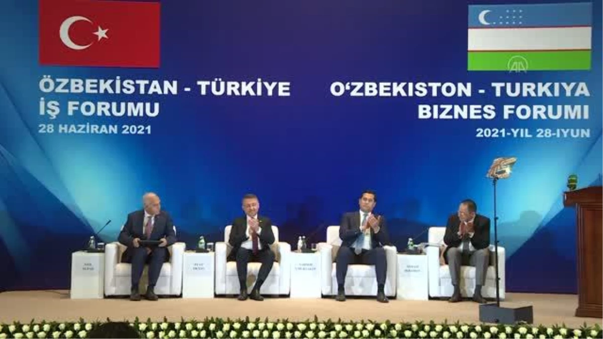 Son dakika haberleri | Cumhurbaşkanı Yardımcısı Oktay, Özbekistan Başbakan Yardımcısı Umurzakov ile ortak basın toplantısında konuştu Açıklaması