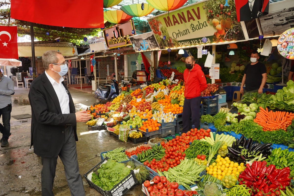 Başkan Ergin\'den yeni dönem öncesi esnaf ziyareti