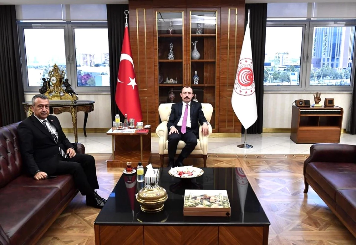 GAİB Başkanı Kileci\'den Ticaret Bakanı Mehmet Muş\'a ziyaret