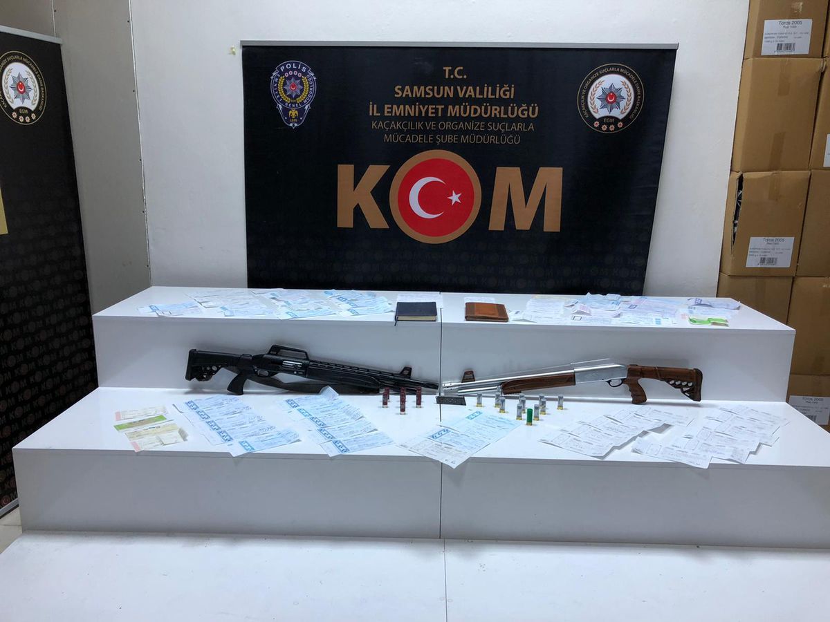 Samsun\'da "tefecilik" operasyonunda 10 zanlı yakalandı