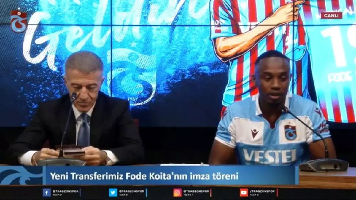 Trabzonspor\'da Fode Koita İmzayı Attı