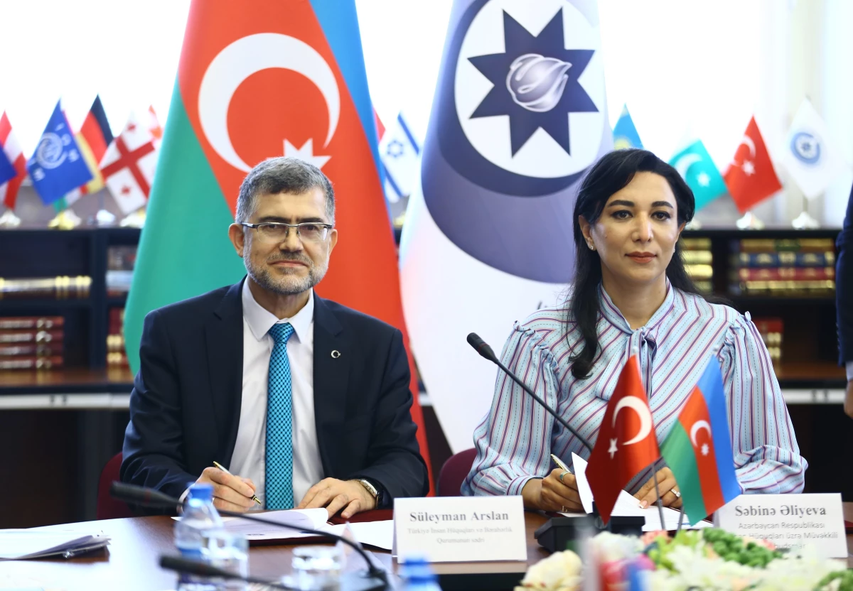 Türkiye İnsan Hakları ve Eşitlik Kurumu ile Azerbaycan Ombudsmanlığı arasında iş birliği protokolü