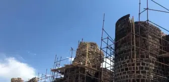 Urartular dönemi 3 bin yıllık kalede restorasyon