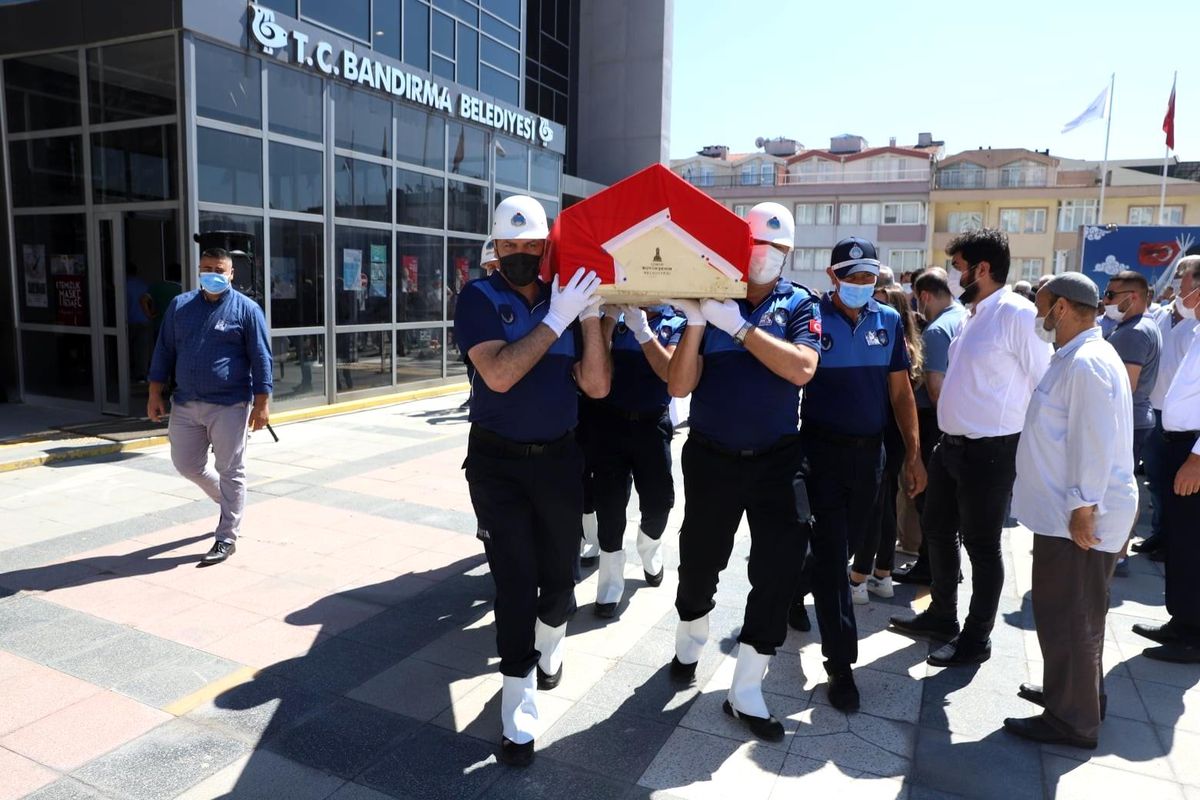 Vefat eden Belediye Başkanı için tören düzenlendi