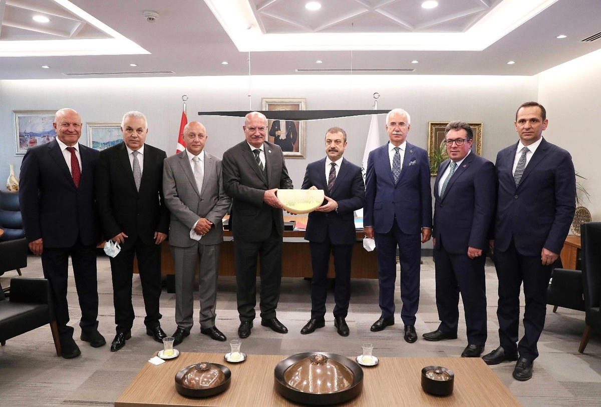 ATO Başkanı Baran, Merkez Bankası Başkanı Kavcıoğlu\'nu ziyaret etti Açıklaması