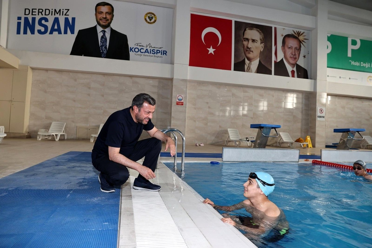 Ertuğrul Gazi kapalı yüzme havuzu 1 Temmuz\'da açılıyor