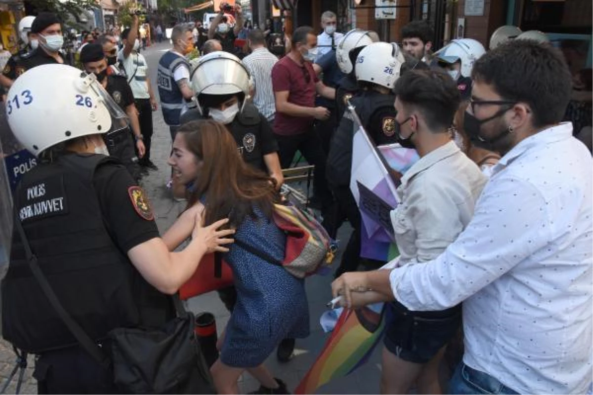 ESKİŞEHİR\'DE \'LGBT ONUR HAFTASI\' YÜRÜYÜŞÜNE POLİS MÜDAHALESİ 20 GÖZALTI