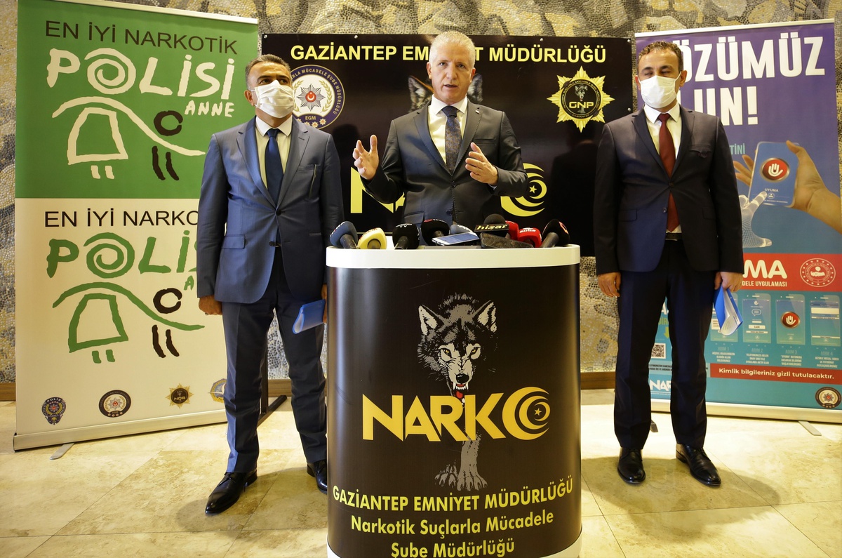 Gaziantep\'teki uyuşturucu operasyonunda gözaltı sayısı 253\'e yükseldi