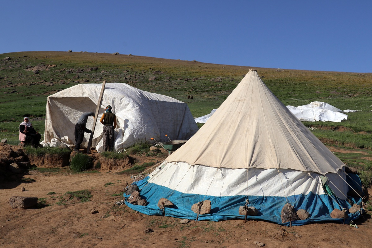 Güvenlik sorunu yaşanmayan Ağrı\'nın yaylaları göçerleri ağırlıyor