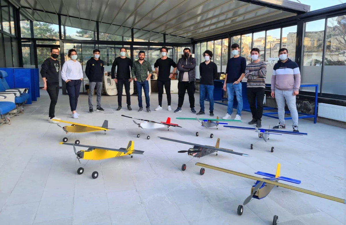 Kapadokya Üniversitesi öğrencileri "model uçak" atölye çalışmasına katıldı