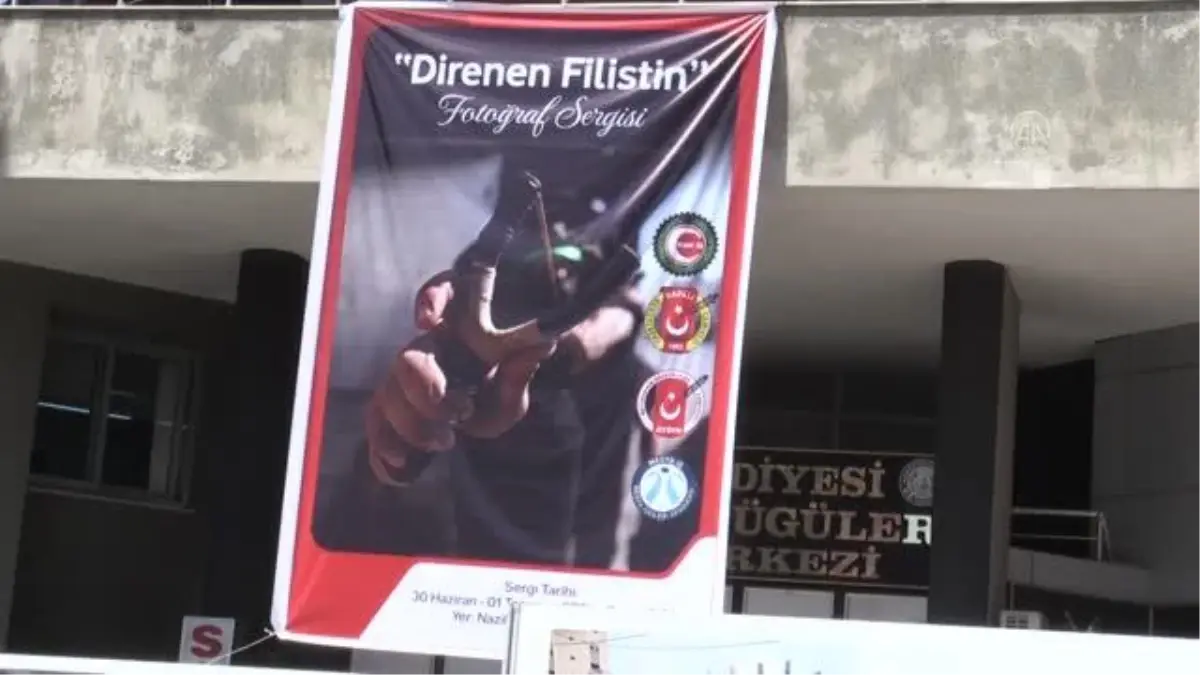 Medya-İş, AA\'nın fotoğraflarından oluşan "Direnen Filistin" konulu sergi açtı