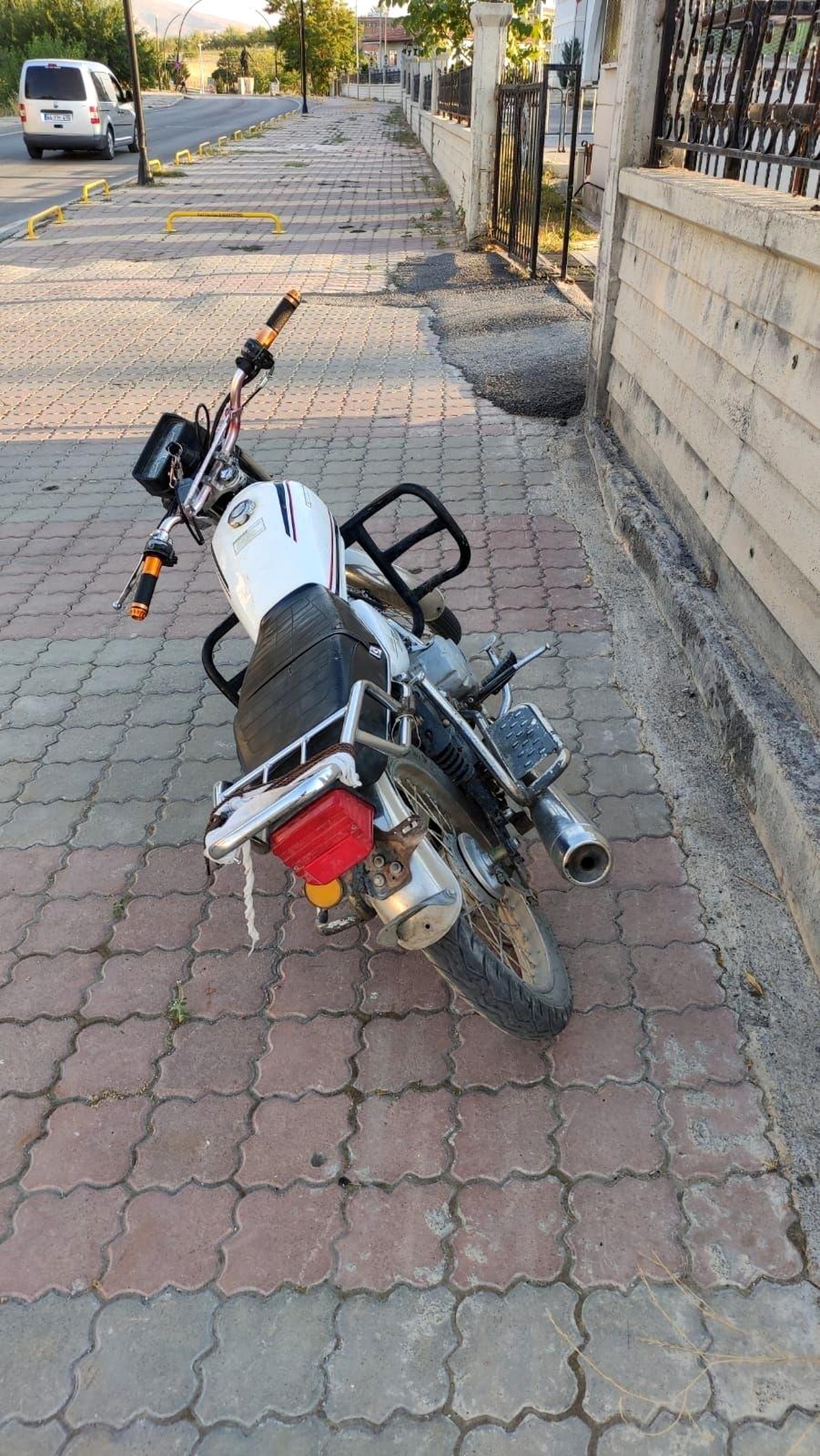 Motosiklete, fiyatı kadar ceza uygulandı