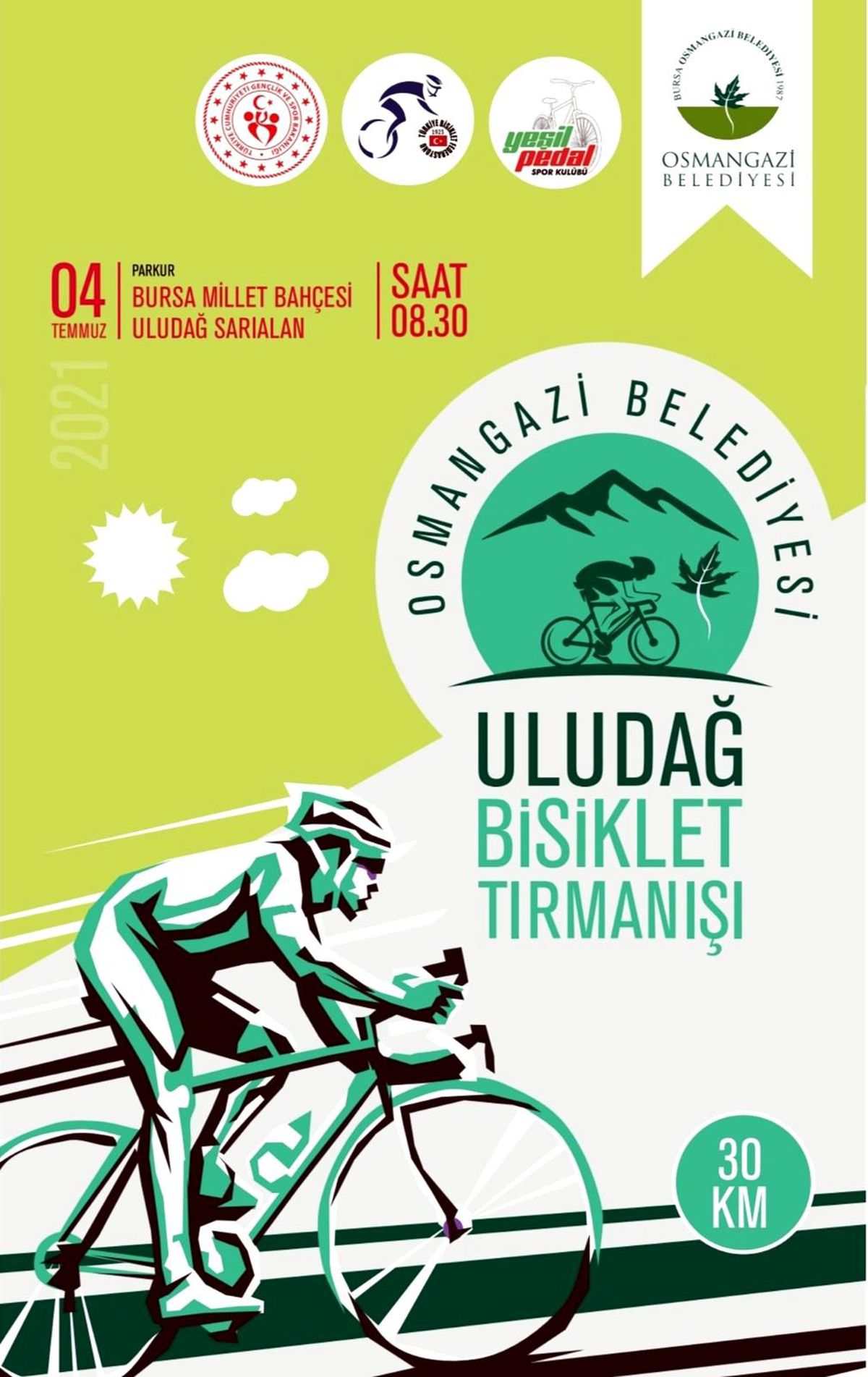 Osmangazi\'de bisiklet heyecanı başlıyor