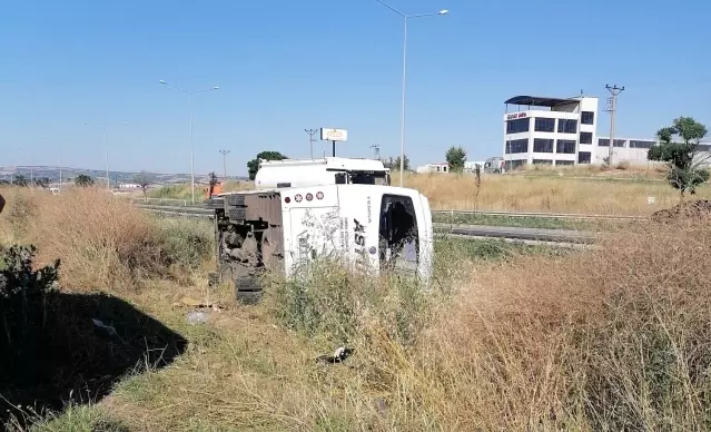 Tekirdağ'da servis aracı devrildi: 8 yaralı