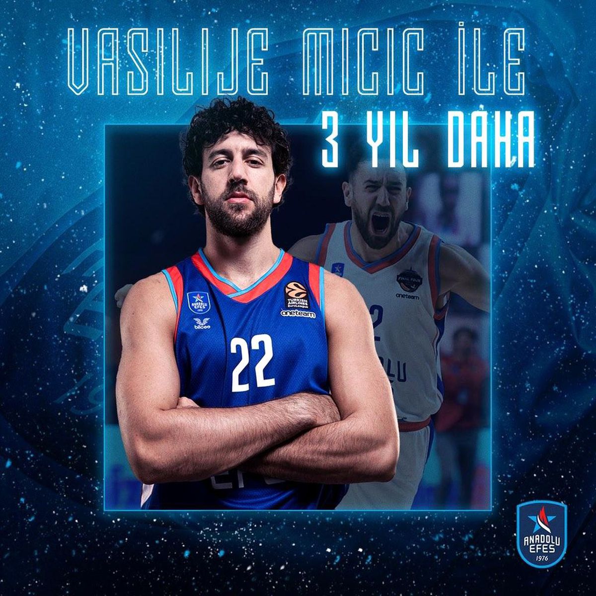Anadolu Efes, Vasilije Micic\'in sözleşmesini uzattı