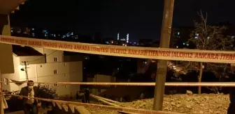 İnşaatın temel çalışması sırasında hasar gören 5 bina boşaltıldı (4)