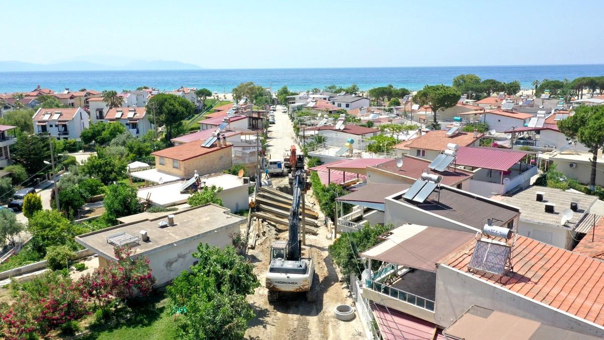 ASKİ\'den Davutlar-Güzalçamlı kanalizasyon hattına önemli yatırım