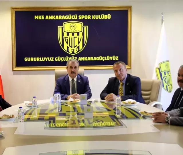 BBP Genel Başkanı Destici'den MKE Ankaragücü'ne ziyaret