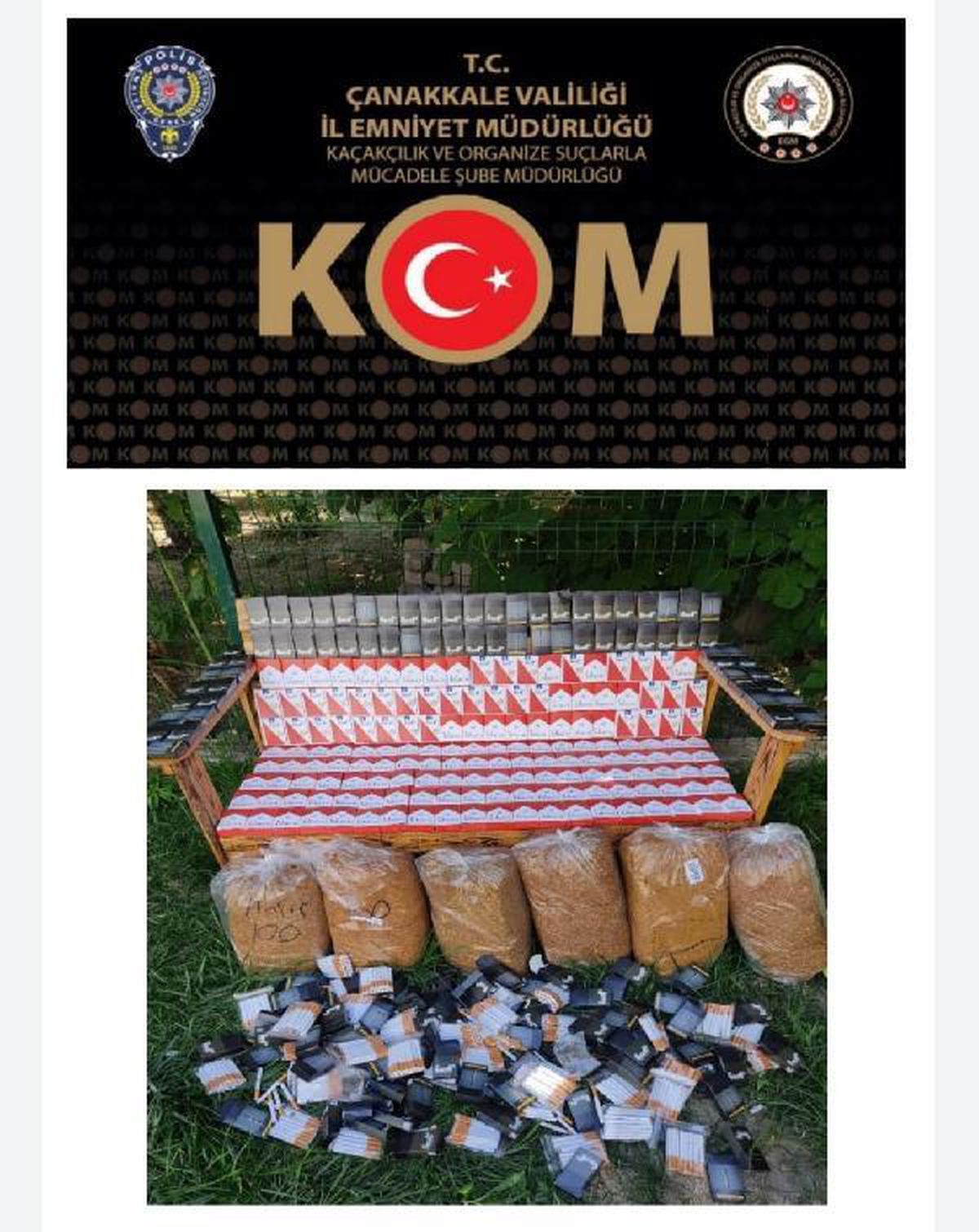 Çanakkale\'de kaçak sigara operasyonuna 1 gözaltı