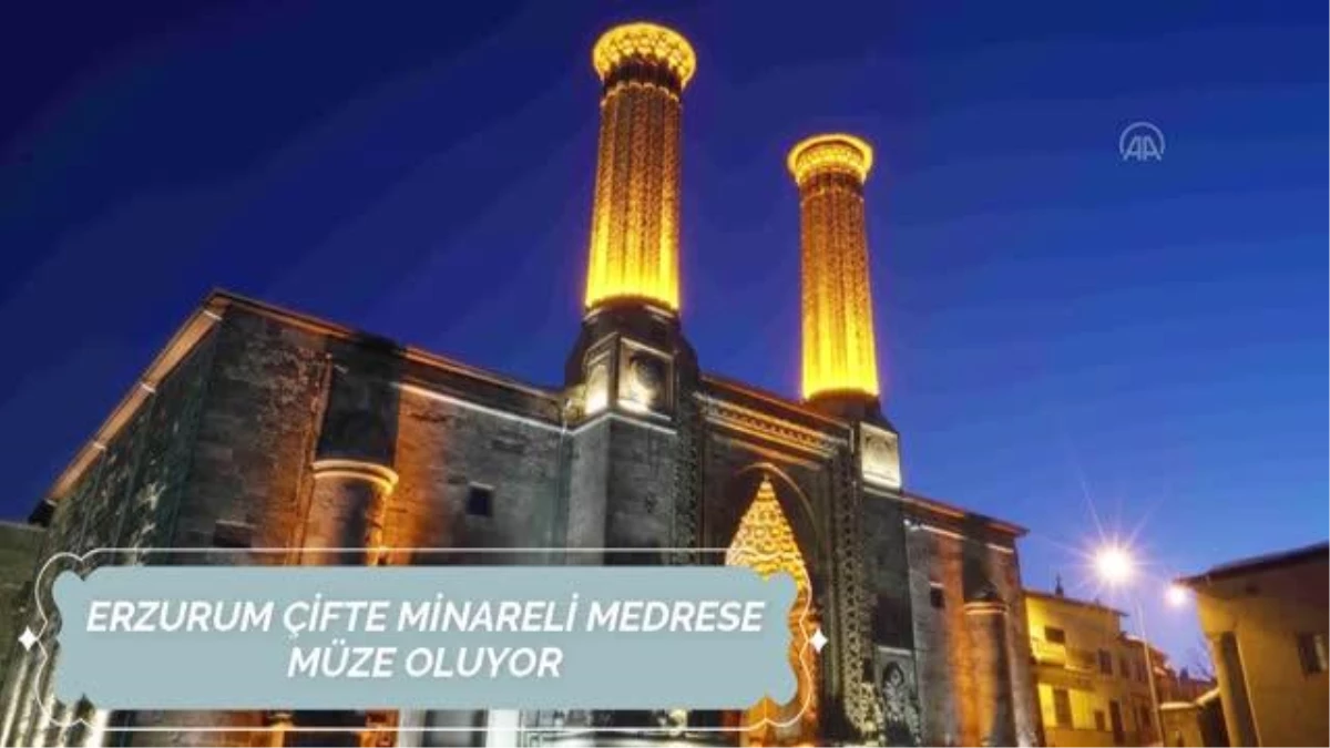 Çifte Minareli Medrese, Vakıf Eserleri Müzesi olarak kapılarını tekrar açıyor