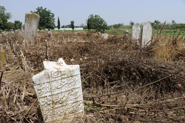 Edirne'de Osmanlı mezar taşlarının sergilendiği alanların daha özenli korunması istendi