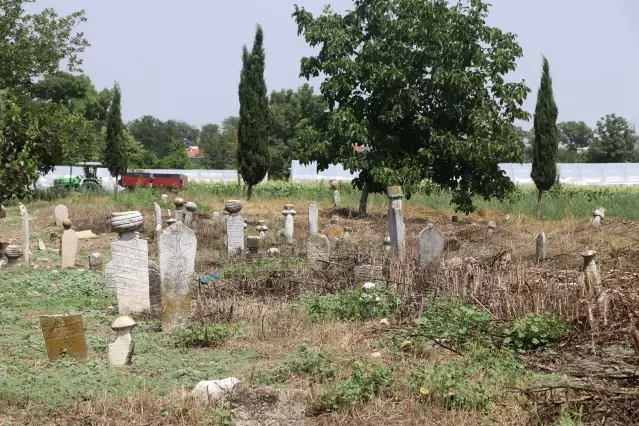 Edirne'de Osmanlı mezar taşlarının sergilendiği alanların daha özenli korunması istendi