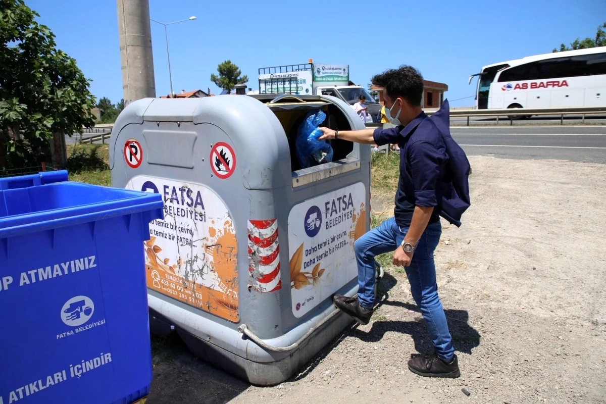 Fatsa\'da çöpte ikili toplama sistemi