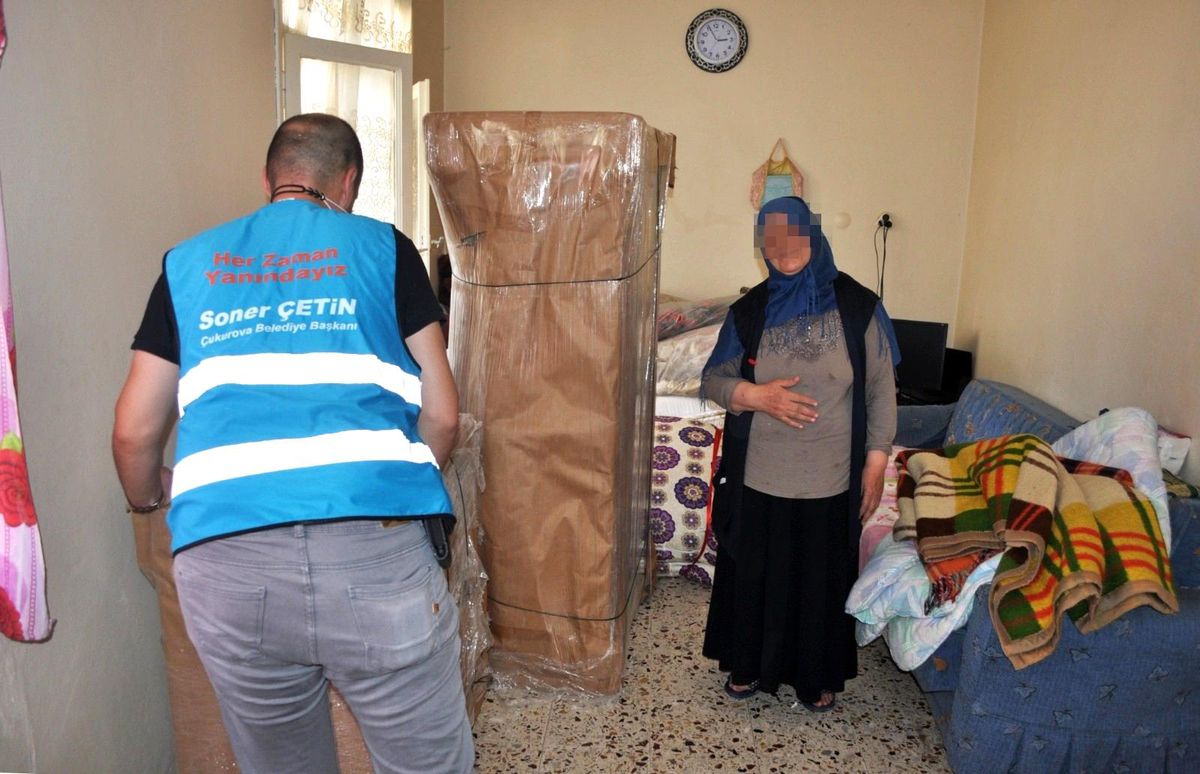 İhtiyaç sahibi aileye yardım eli