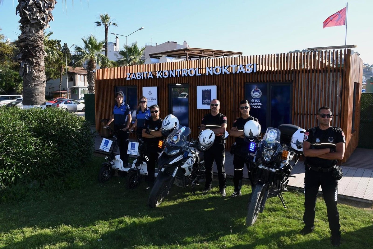 Kuşadası\'nda yeni zabıta kontrol noktası hizmete girdi