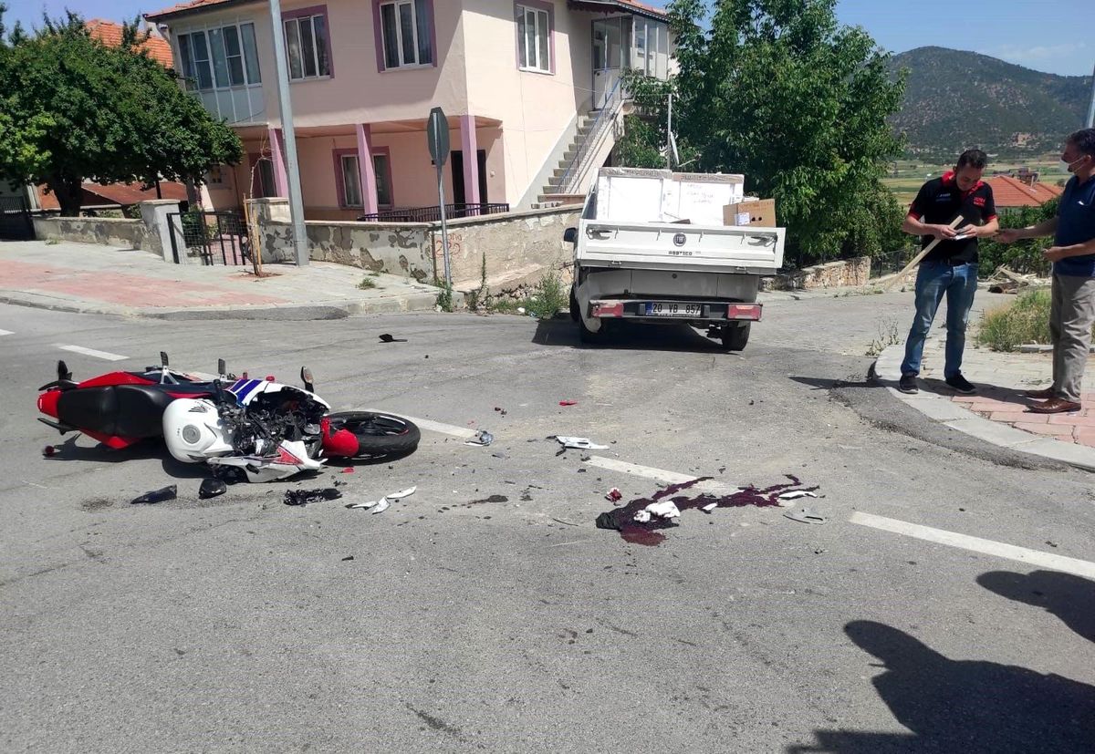 Liseli genç kazada ağır yaralandı