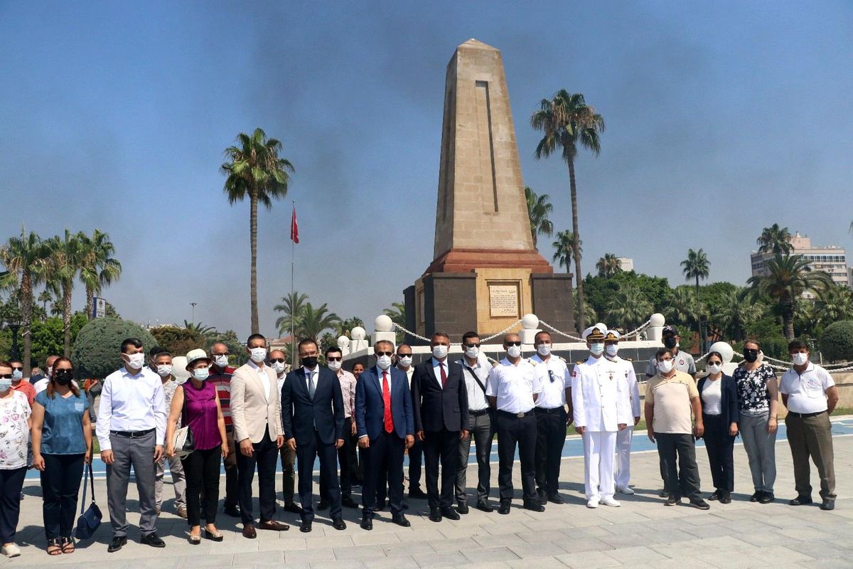 Mersin\'de Denizcilik ve Kabotaj Bayramı sade bir törenle kutlandı