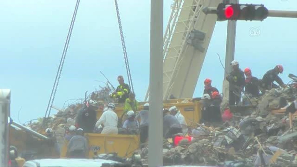 Miami\'de çöken 13 katlı bina enkazından 1 ceset daha çıkarıldı