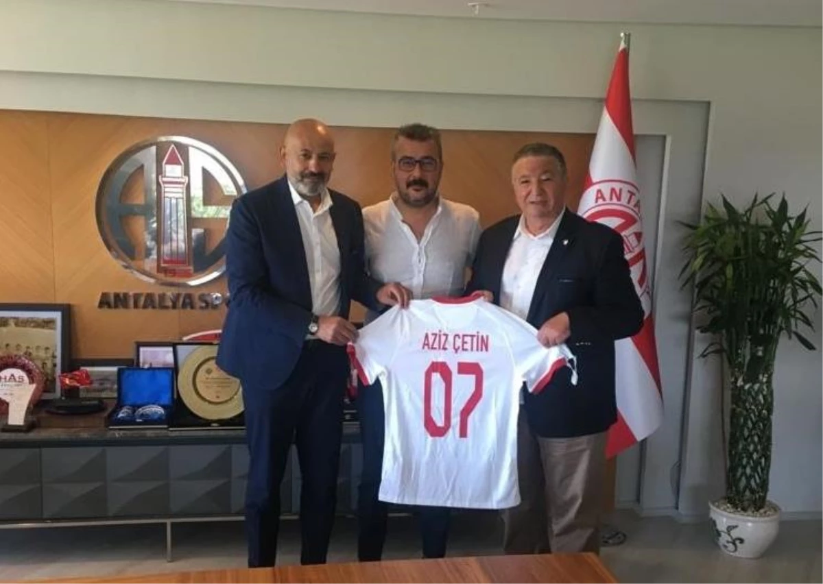 Ömer Gürsoy\'dan, Antalyaspor Kulübü Başkanı Aziz Çetin\'e ziyaret