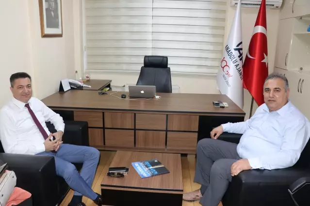 osmaniye korkut ata universitesi rektoru prof dr uzun dan aa adana bolge mudurlugune ziyaret