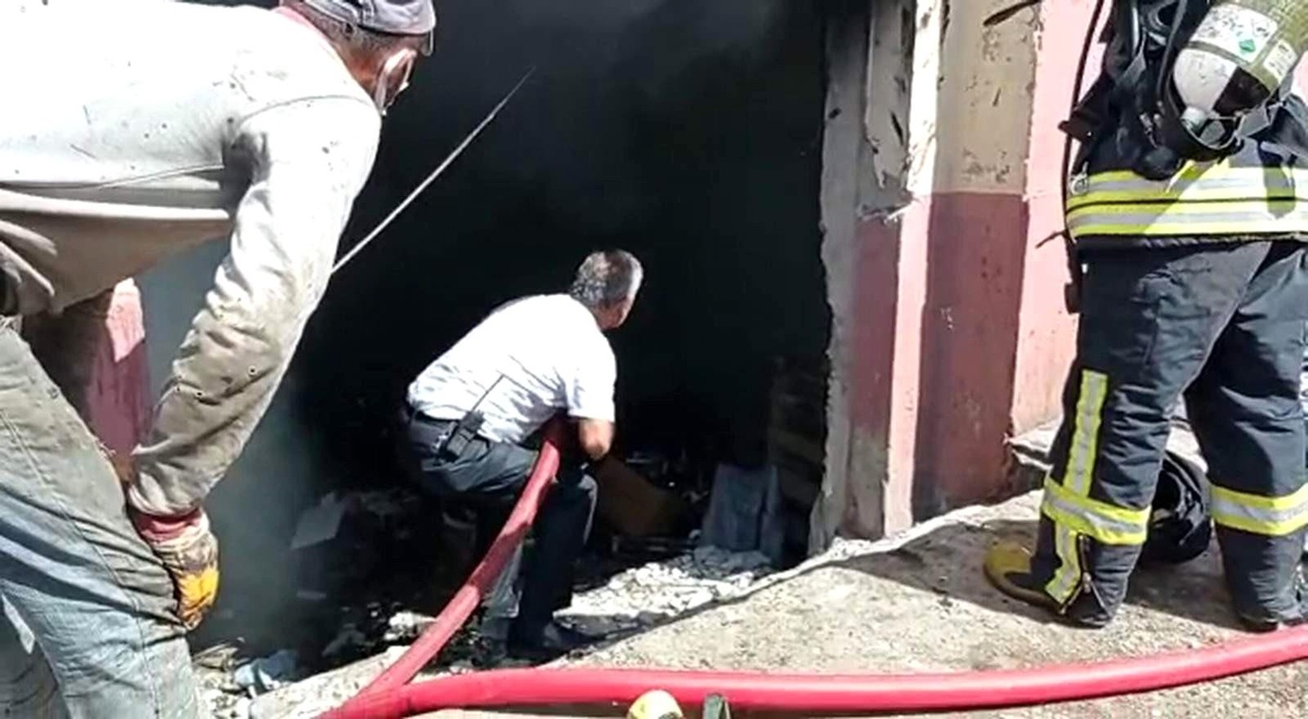 Siirt\'te yakıt kazanlarında çıkan yangın itfaiye ekiplerince söndürüldü