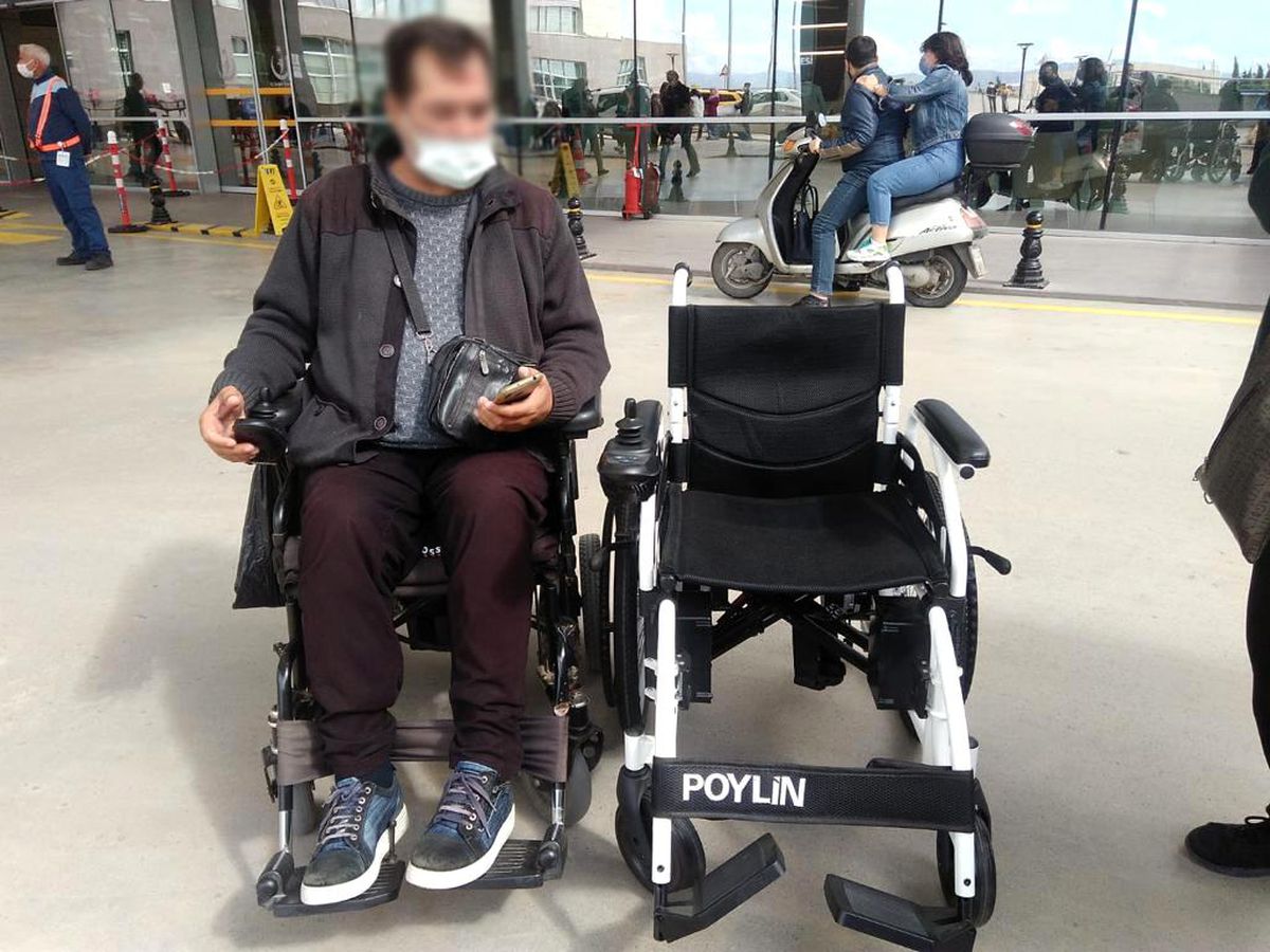 Tekerlekli sandalyelerine Yunusemre ile kavuştular